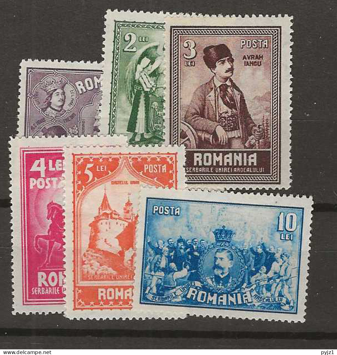 1929 MH Romania Mi 346-51 - Nuevos