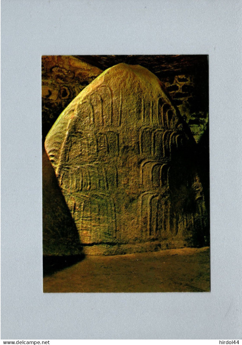 Locmariaquer (56) : La Table Des Marchands - Les Crosses Sculptées à L'intérieur Du Dolmen - Dolmen & Menhire