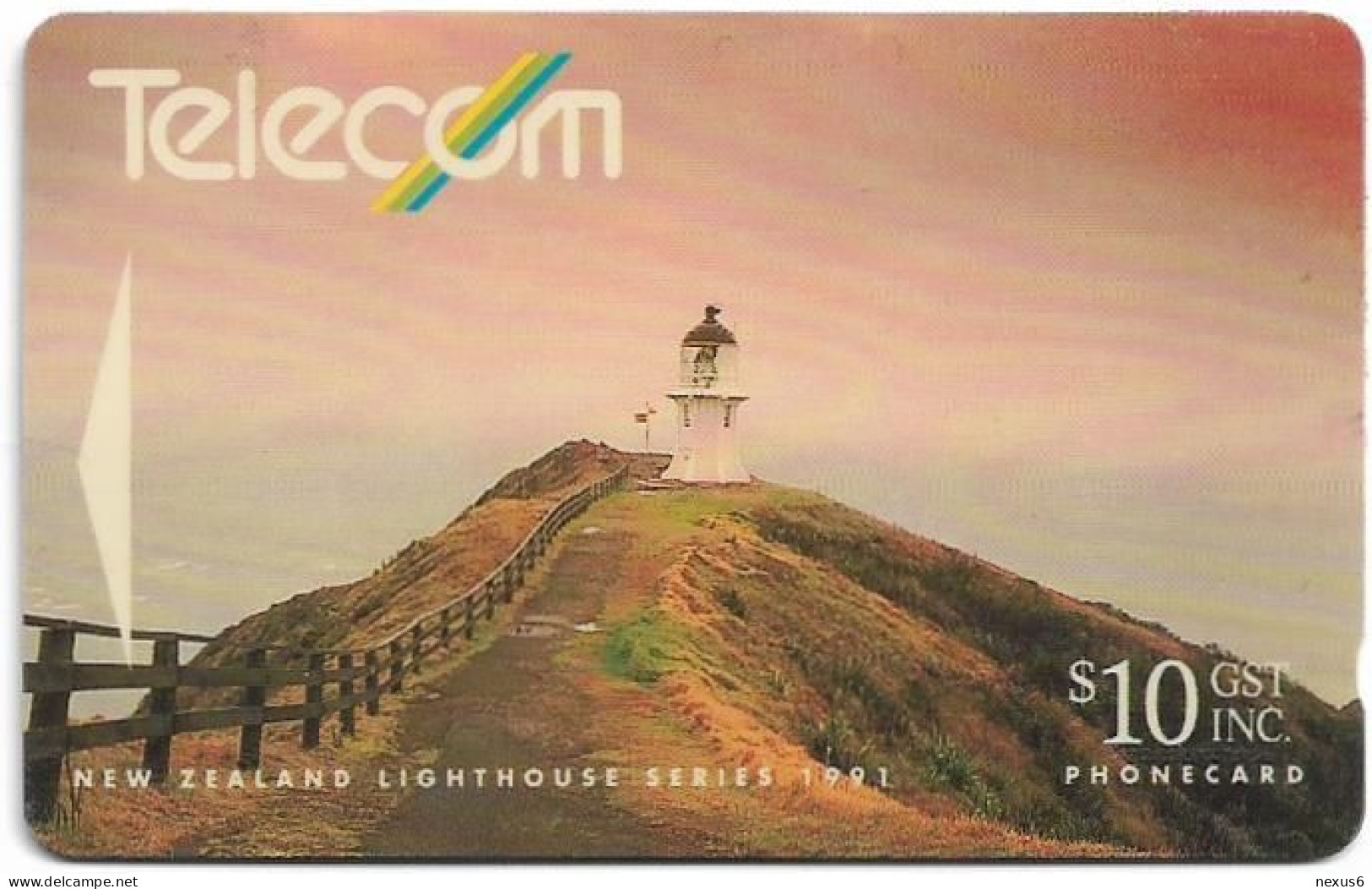 New Zealand - NZT (GPT) - Cape Reinga, Lighthouses, 8NZLC, 1991, 10$, 50.000ex, Used - Nueva Zelanda
