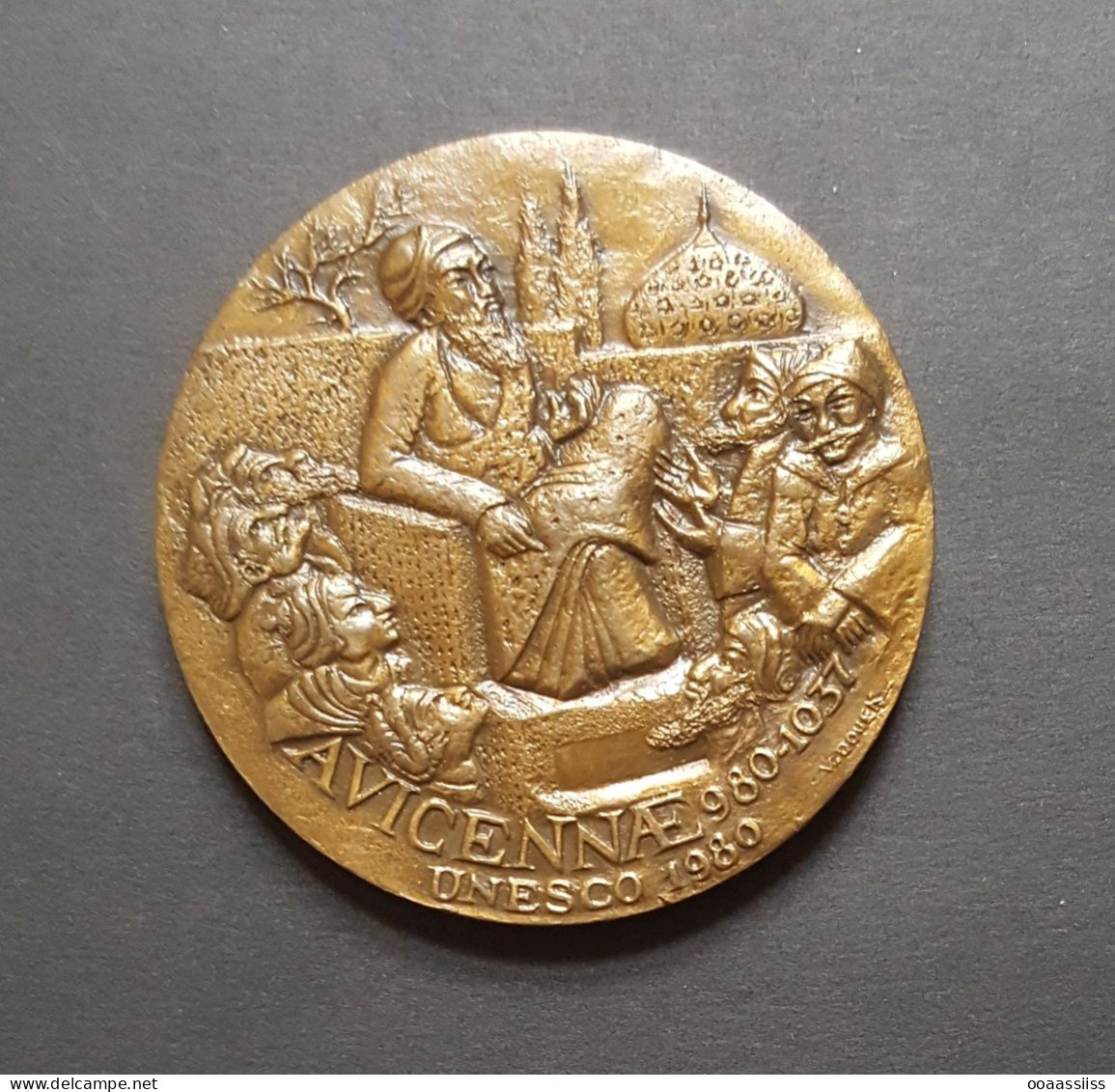 2 Medals Silver Bronze Avicenna / Ibn Sina - Douek UNESCO Paris Mint
