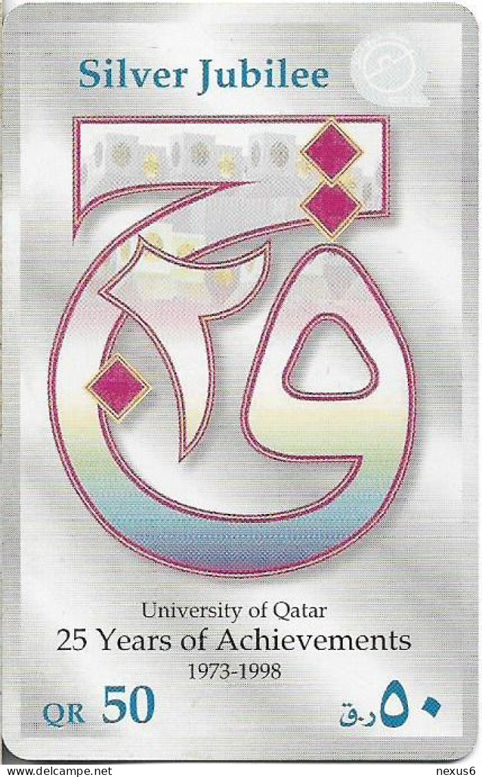 Qatar - Q-Tel - Autelca - ISDN Silver Jubilee, 1998, 50QR, Used - Qatar