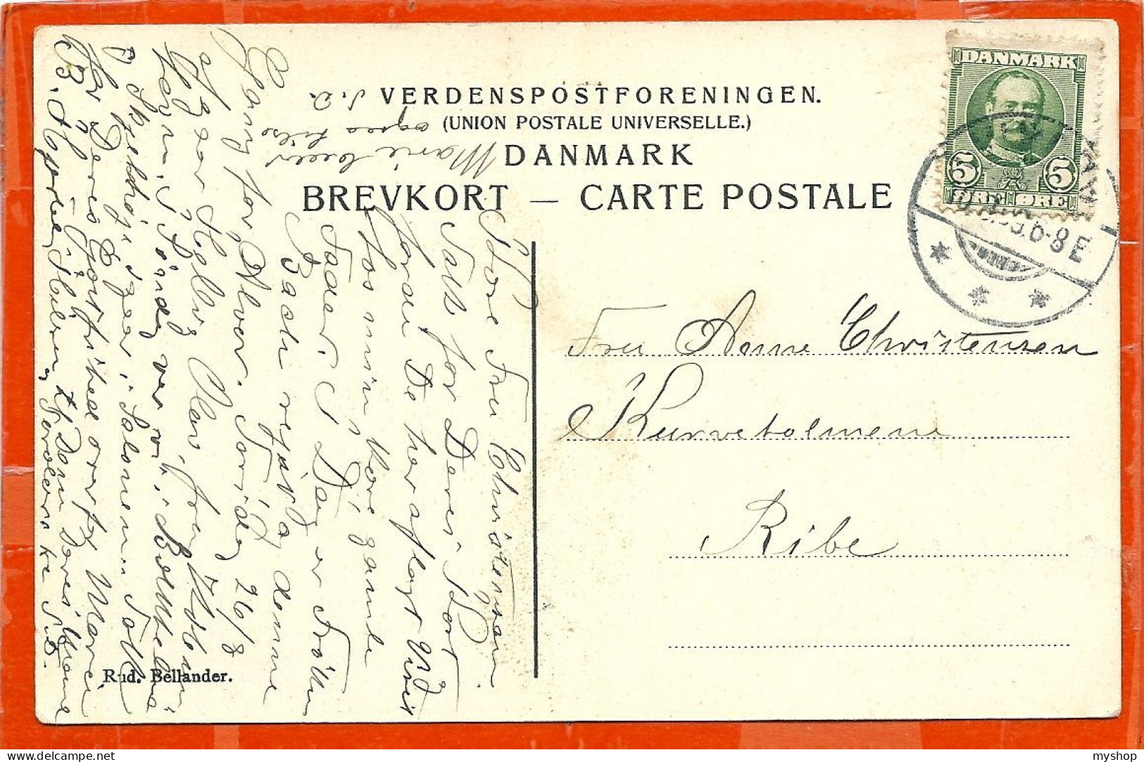 DK139_*    VIBORG AMT * RANDRUP *  SENT 1909 - Denmark