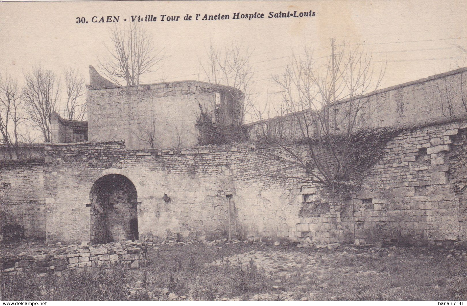 CPA 14 @ CAEN - Vielle Tour De L'ancien Hospice Saint Louis - Editeur Mabon Docquet De Caen - Caen