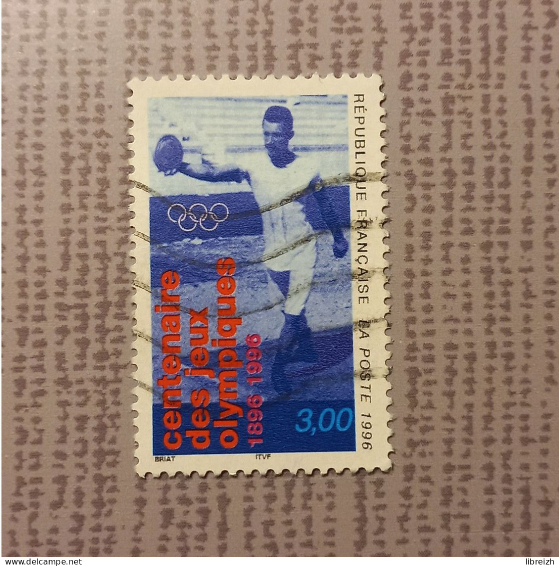 Lancer De Disque  N° 3016 Année 1996 - Used Stamps