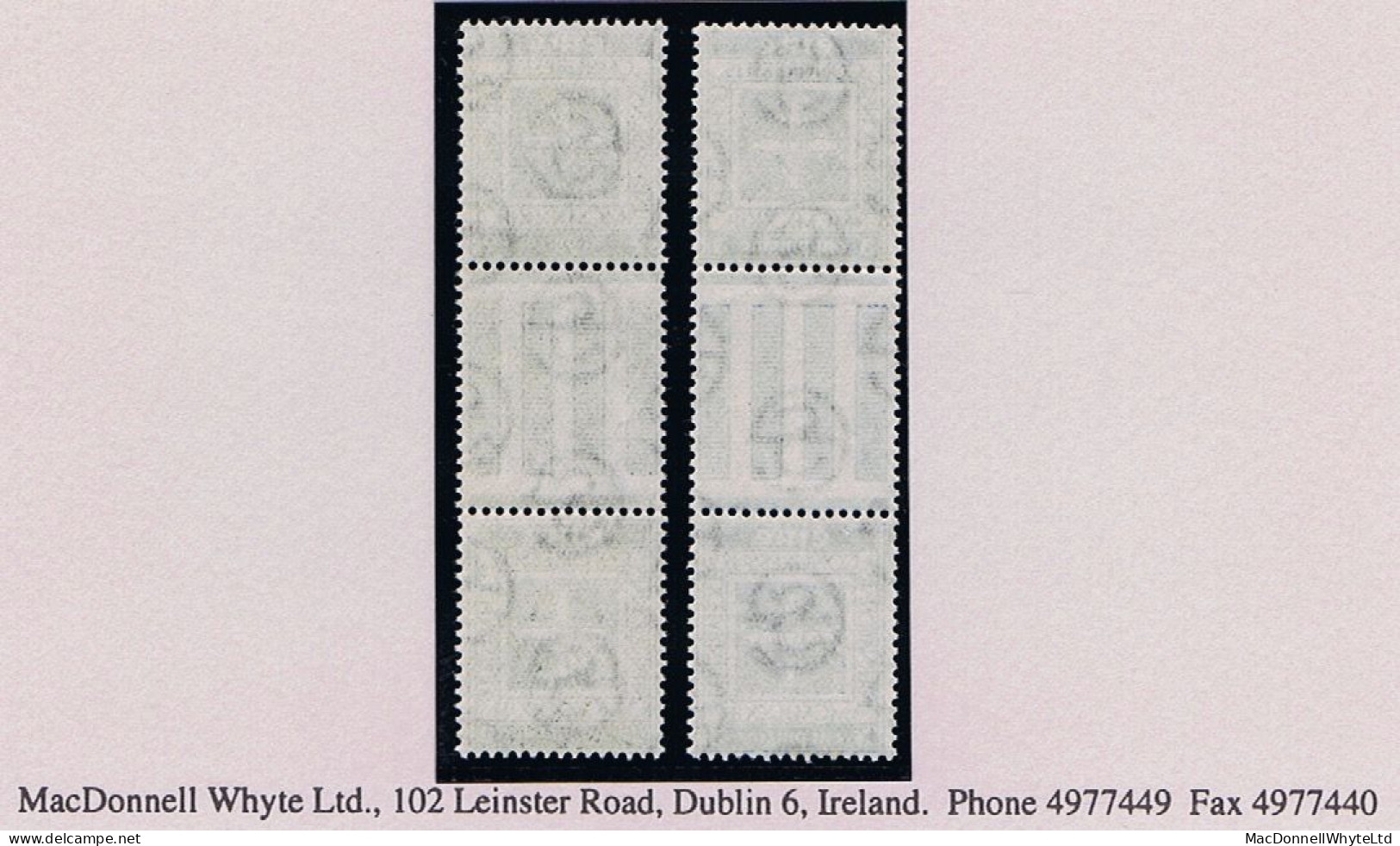Ireland 1932 Eucharistic Congress Set Of Two, 2d And 3d, In Gutter Pairs Mint Unmounted Never Hinged - Ongebruikt