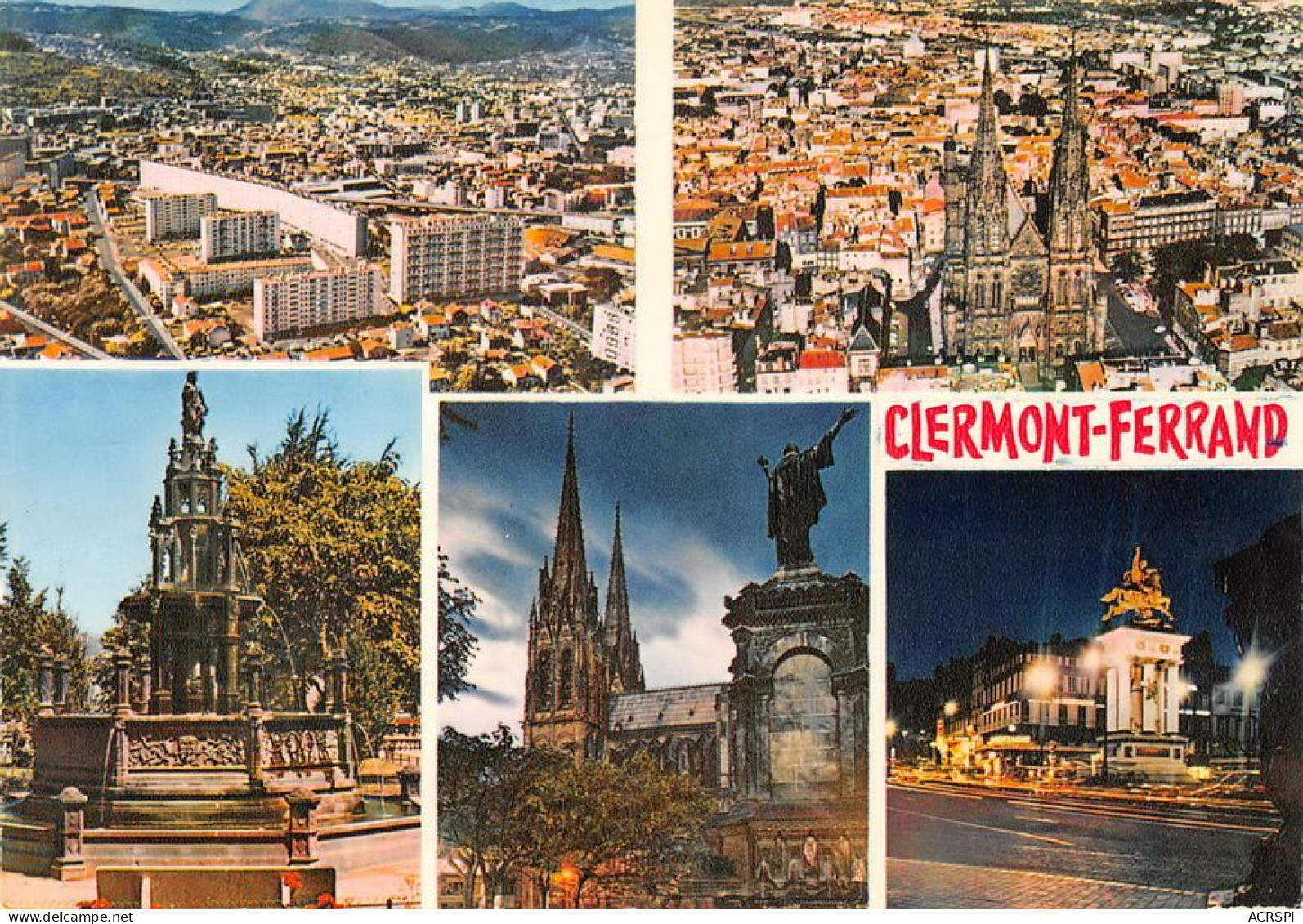 63 CLERMONT-FERRAND   Multivue   (Scan R/V) N°   54   \MT9108 - Clermont Ferrand