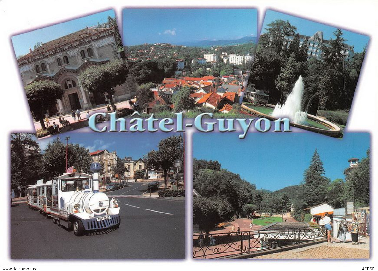 63 Châtel-Guyon  Multivue Petit Train (Scan R/V) N°   50   \MT9107 - Châtel-Guyon