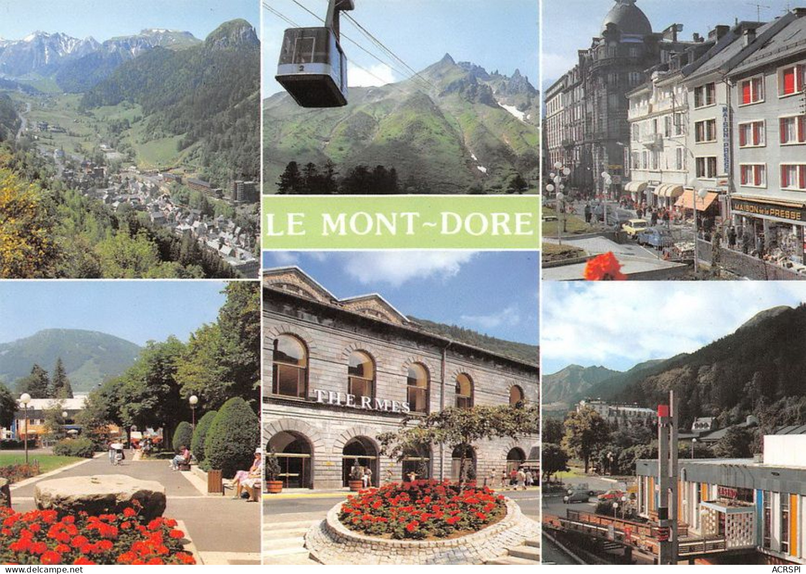 63 LE-MONT-DORE  Multivue   (Scan R/V) N°   19   \MT9105 - Le Mont Dore