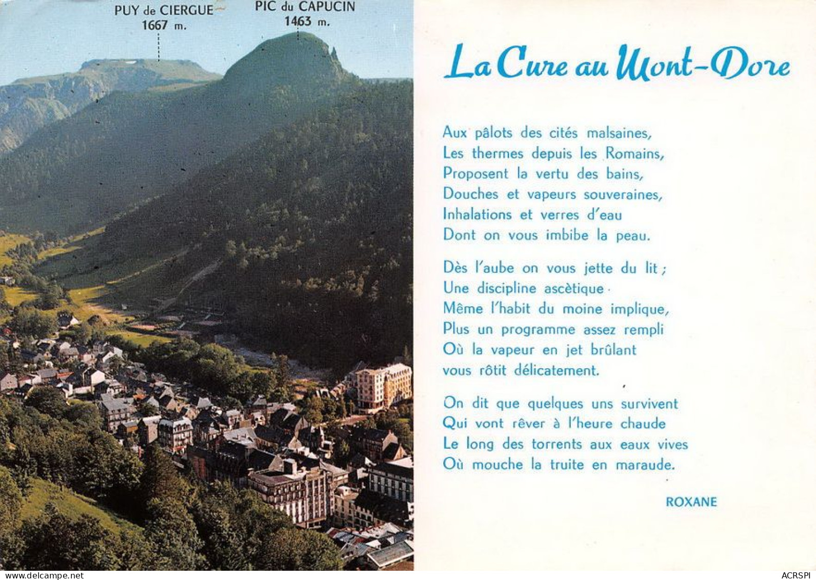63 LE-MONT-DORE  La Cure  (Scan R/V) N°   49   \MT9105 - Le Mont Dore