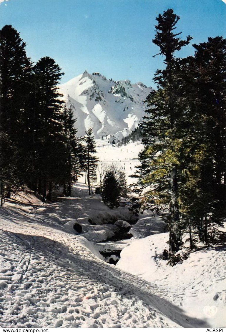 63 LE-MONT-DORE Champs De Neige Au Pied Du Sancy            (Scan R/V) N°   4   \MT9104 - Le Mont Dore