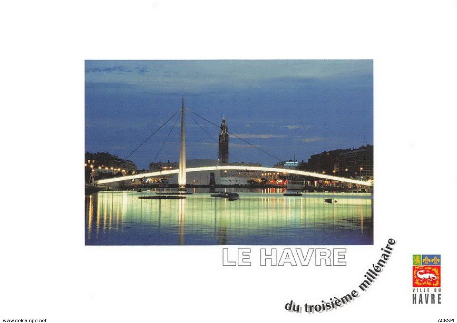 76  LE HAVRE  Passerelle Du Bassin Du Commerce  (Scan R/V) N°   46   \MT9102 - Port