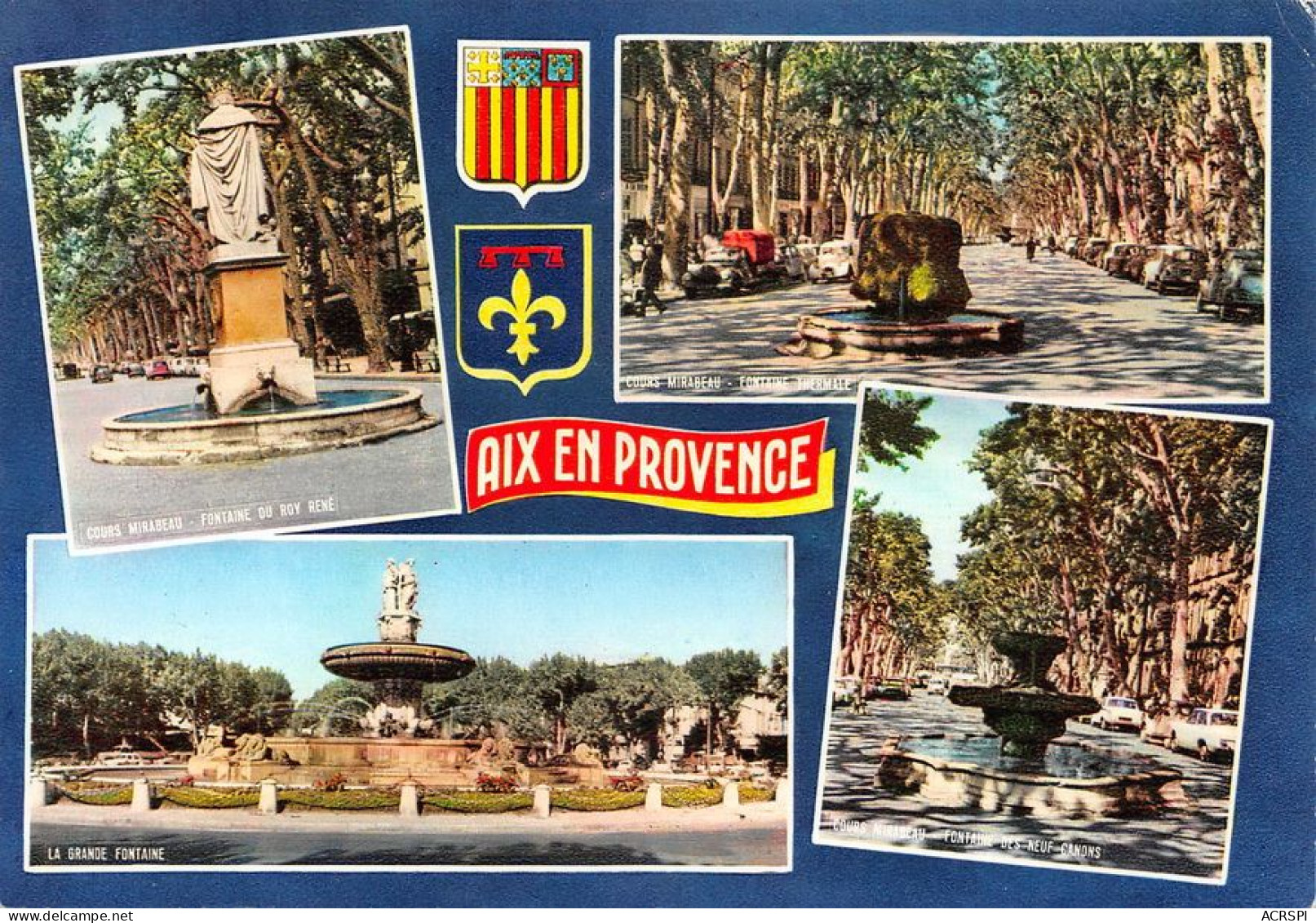 13 AIX-en-PROVENCE  Multivue Et Blasons (Scan R/V) N°   64   \MT9100 - Aix En Provence