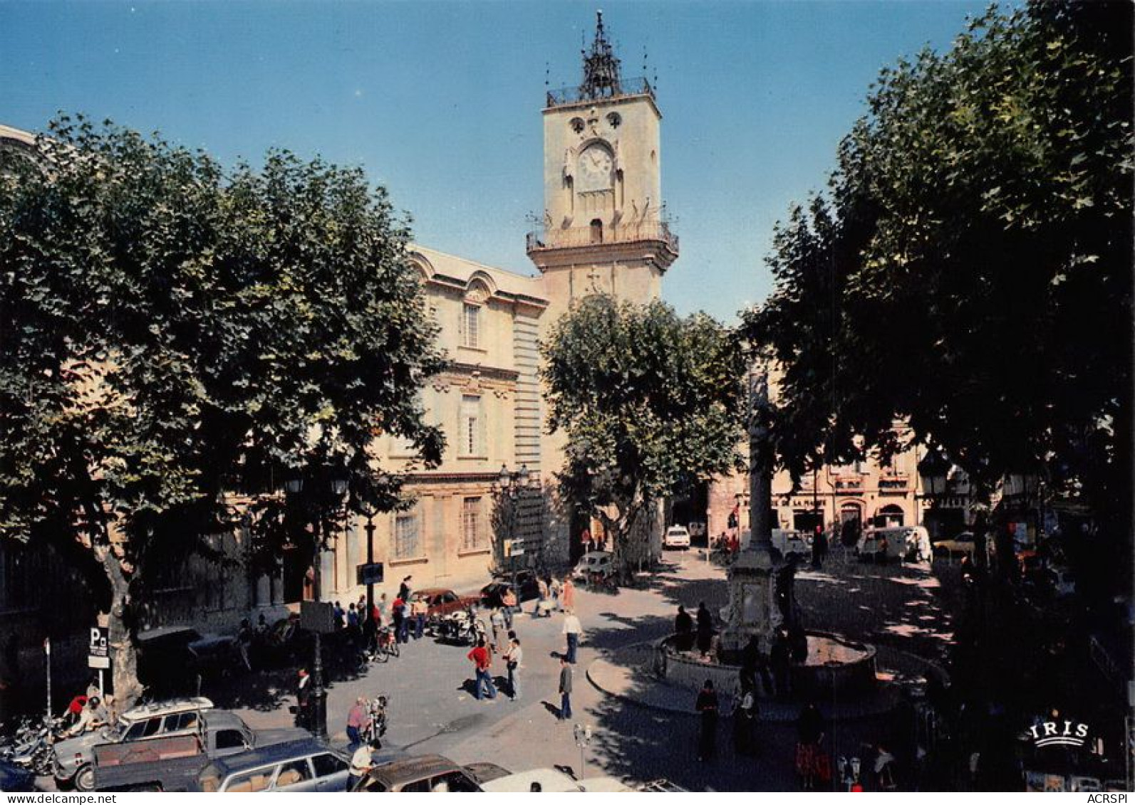 13 AIX-en-PROVENCE  La Place De La Mairie  (Scan R/V) N°   50   \MT9100 - Aix En Provence