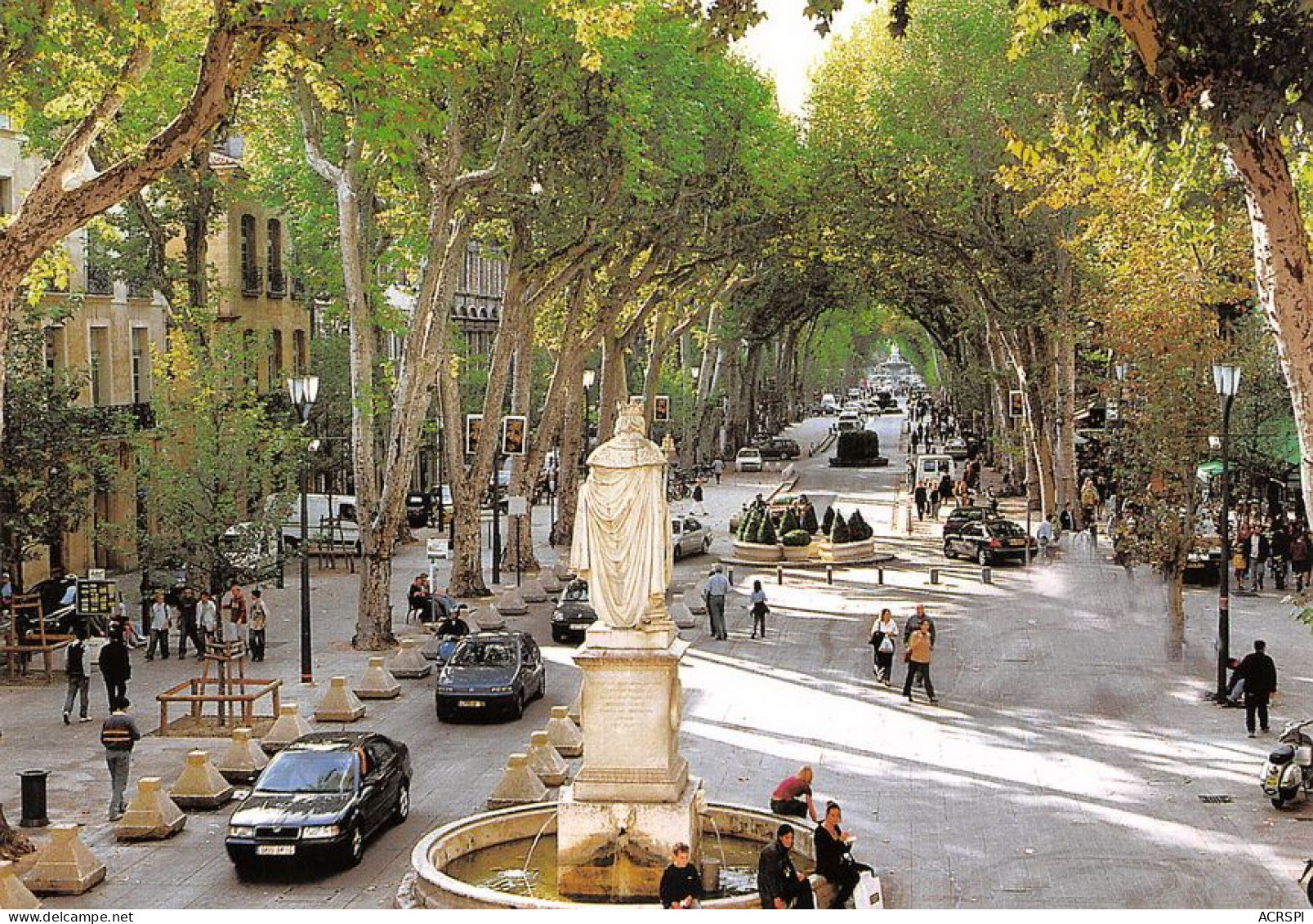 13 AIX-en-PROVENCE  Fontaine Cours Mirabeau   (Scan R/V) N°   44   \MT9100 - Aix En Provence