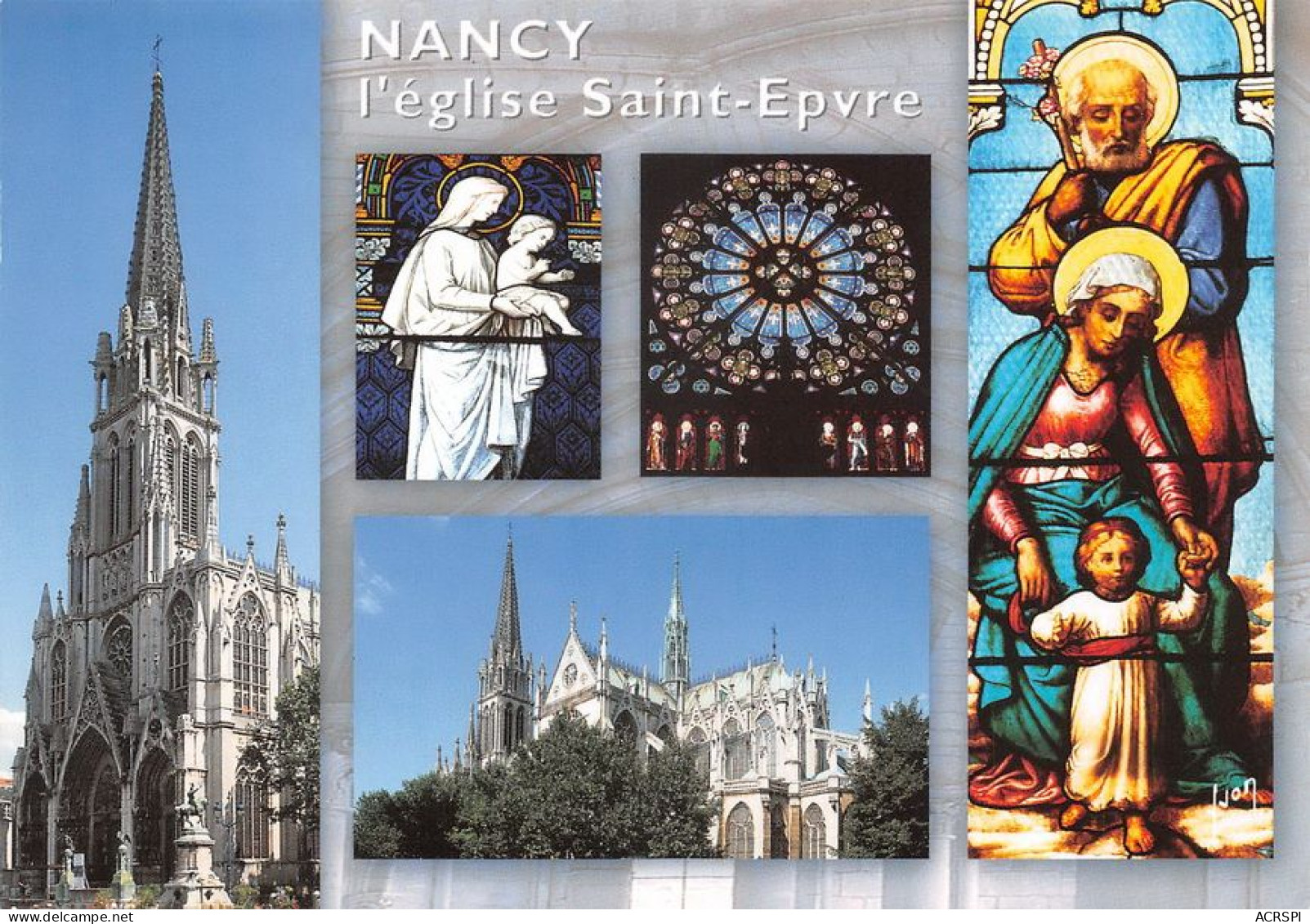54 NANCY  église Saint-Epvre   (Scan R/V) N°   47   \MT9115 - Nancy