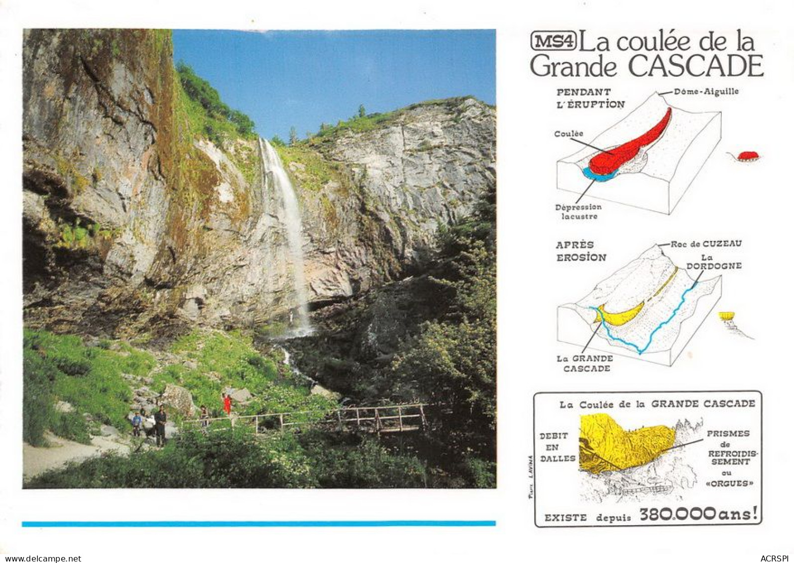 63  Coulée De La Grande Cascade Du MONT-DORE (Scan R/V) N°   50   \MT9114 - Le Mont Dore