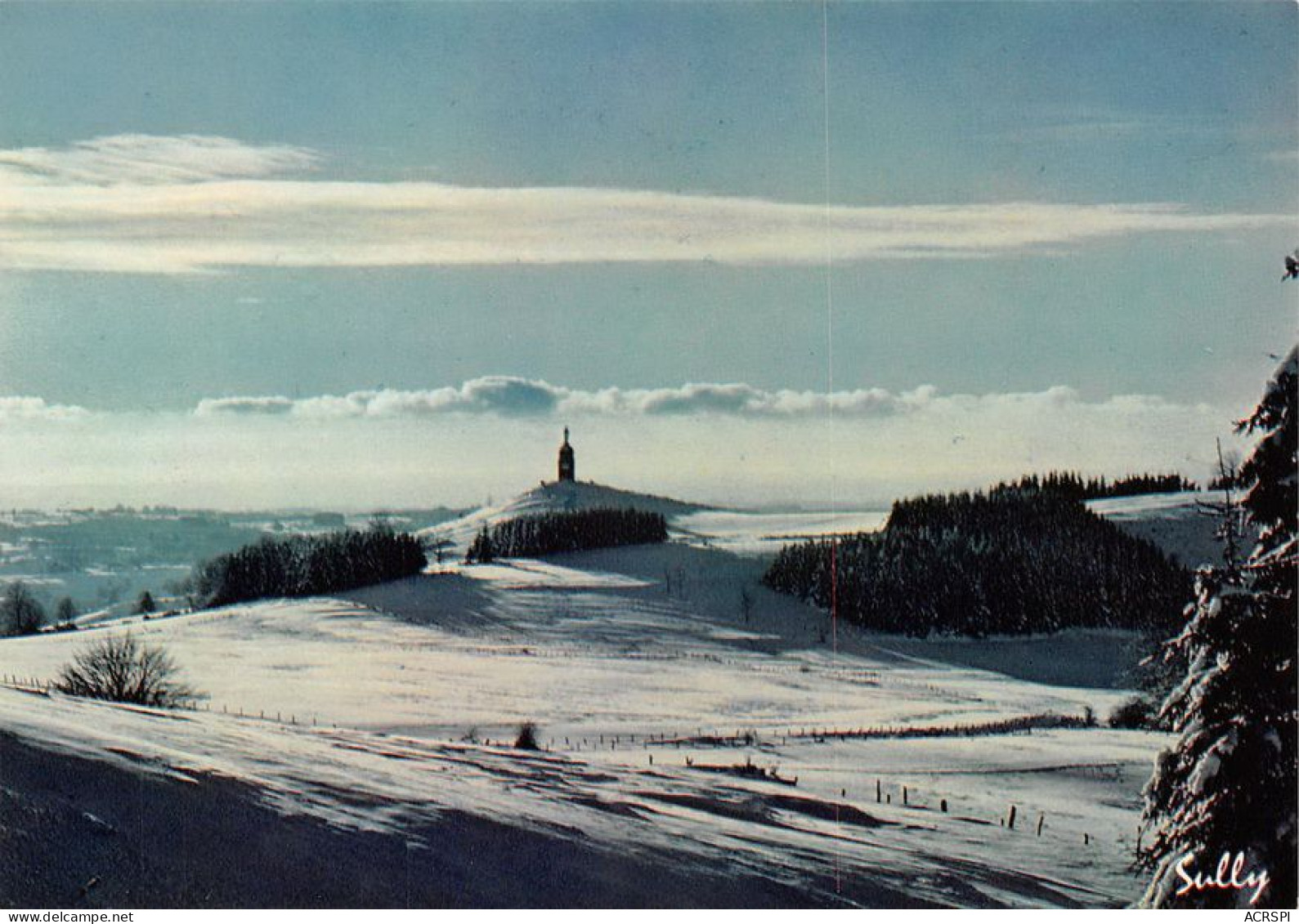 63  La Tour-d'Auvergne La Vierge De NATZY Sous La Neige  (Scan R/V) N°   66  \MT9113 - La Bourboule