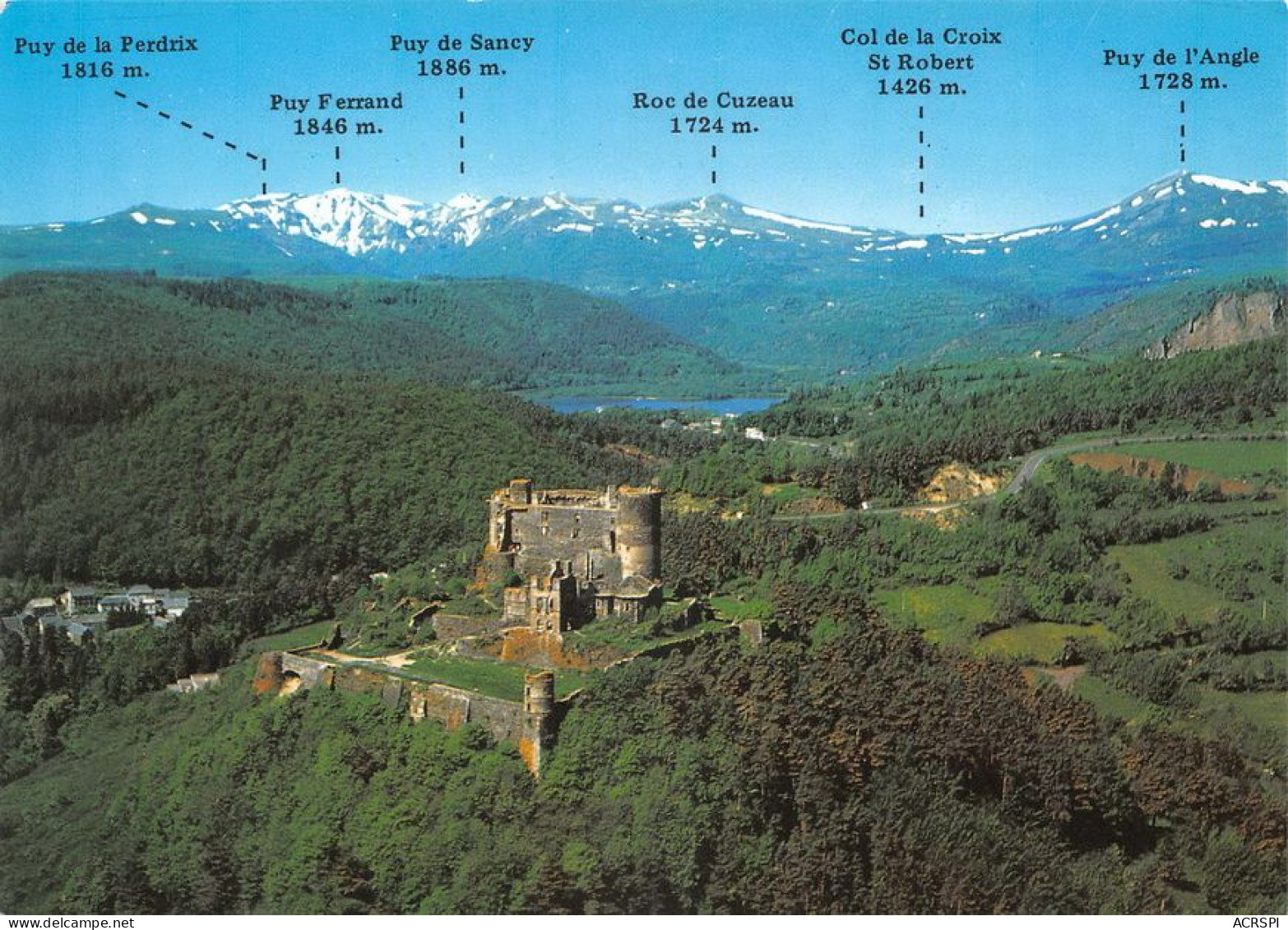 63  MUROL  Le Chateau   Massif Du Mont Dore  Lac Chambon    (Scan R/V) N°  31   \MT9112 - Saint Nectaire