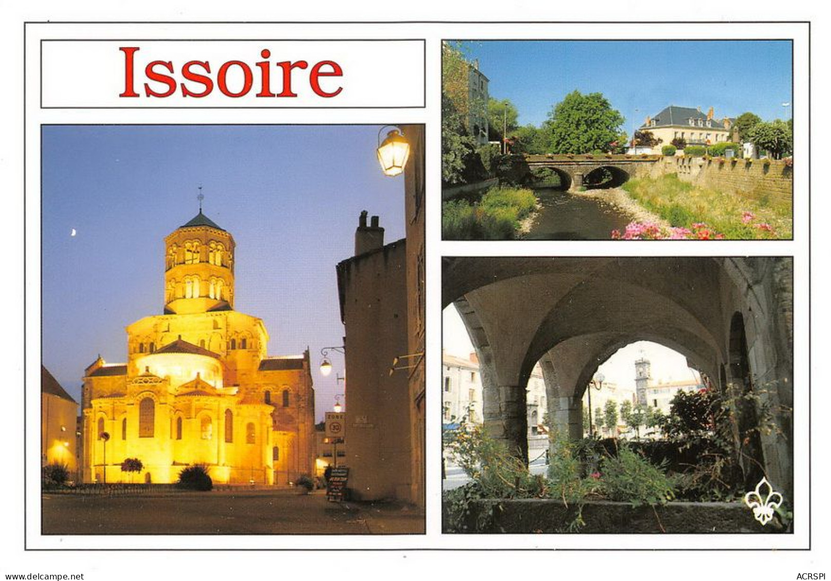 63 ISSOIRE  église Saint Austremoine Et Pont De La Couze     (Scan R/V) N°   9   \MT9112 - Issoire