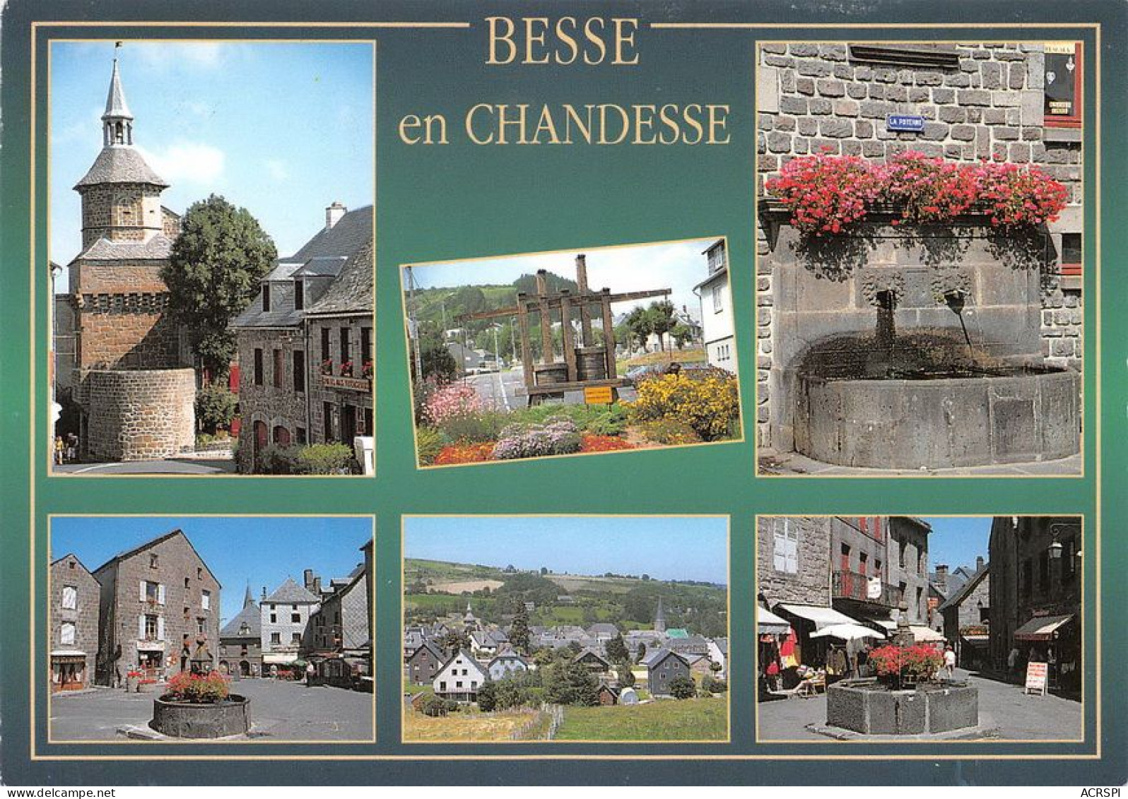 63 Besse-et-Saint-Anastaise  En Chandesse Multivue   (Scan R/V) N°   15   \MT9111 - Besse Et Saint Anastaise