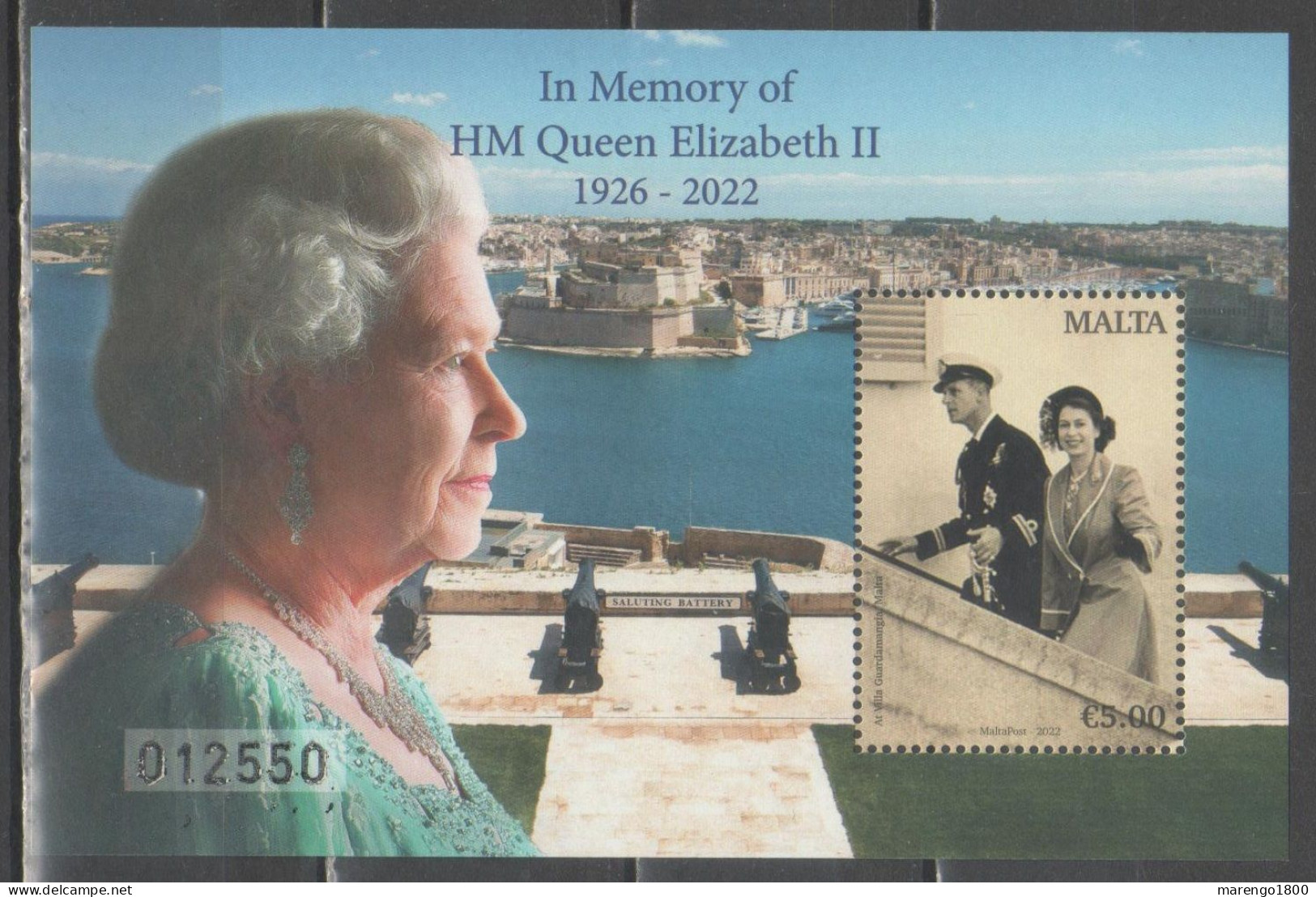 Malta 2022 - Queen Elisabeth II Bf           (g9673) - Malta