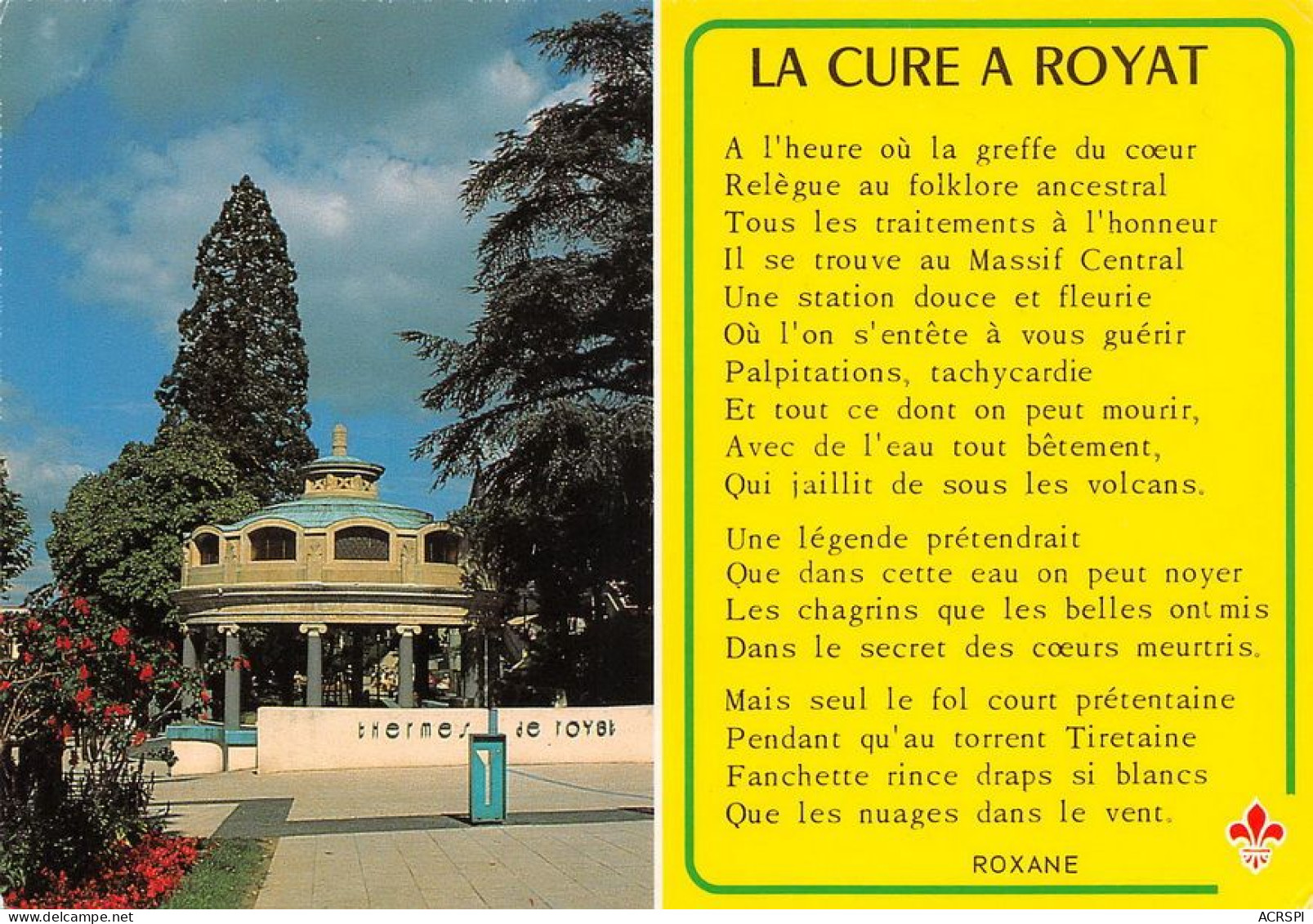 63 ROYAT  La Cure              (Scan R/V) N°   1   \MT9110 - Royat