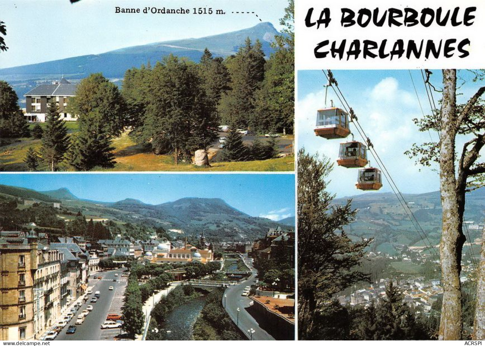 63 La Bourboule  Multivue CHARLANNES  (Scan R/V) N°   45   \MT9109 - La Bourboule