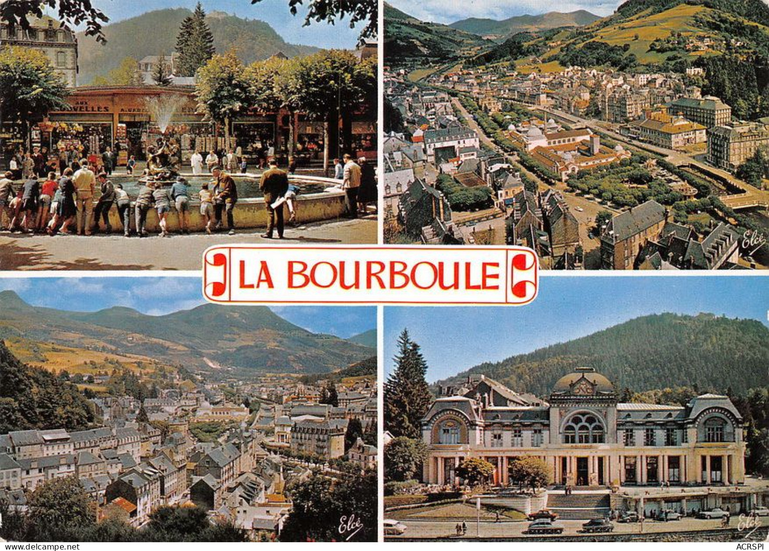 63 La Bourboule  Multivue   (Scan R/V) N°   42   \MT9109 - La Bourboule