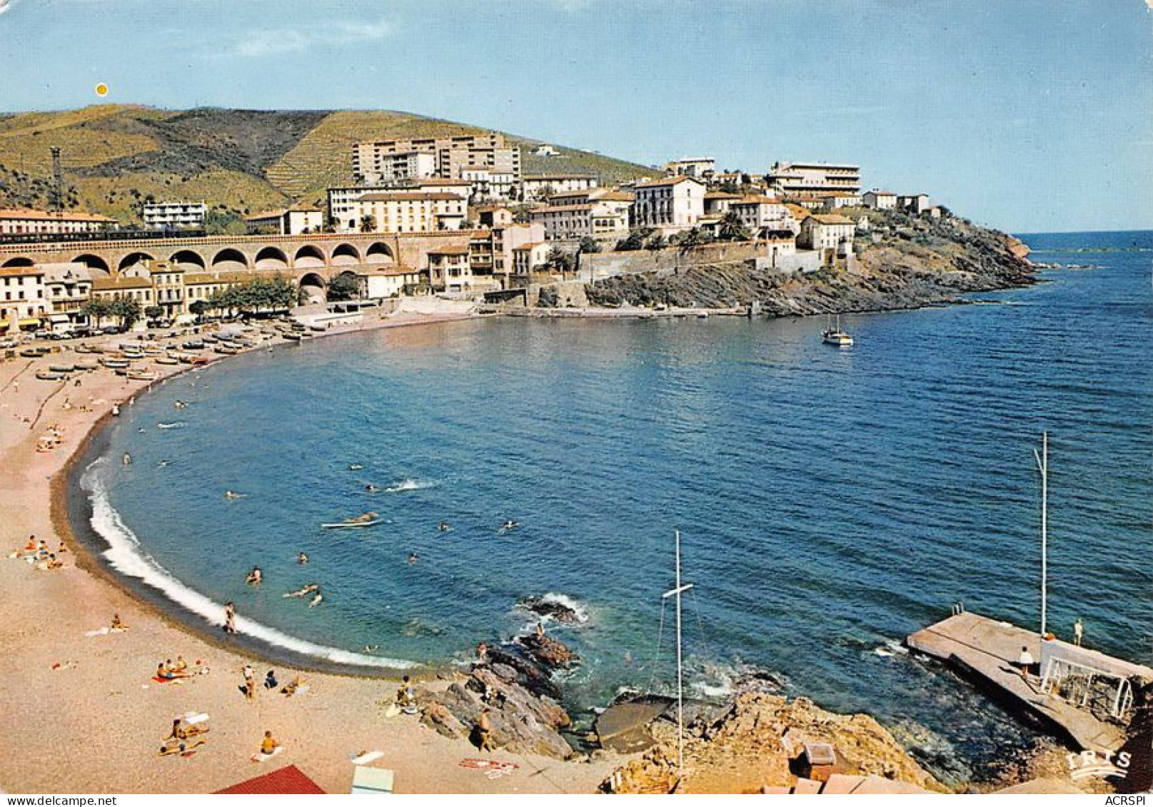 66 CERBERE  Vue Générale De La Plage    (Scan R/V) N°   38   \MT9124 - Cerbere