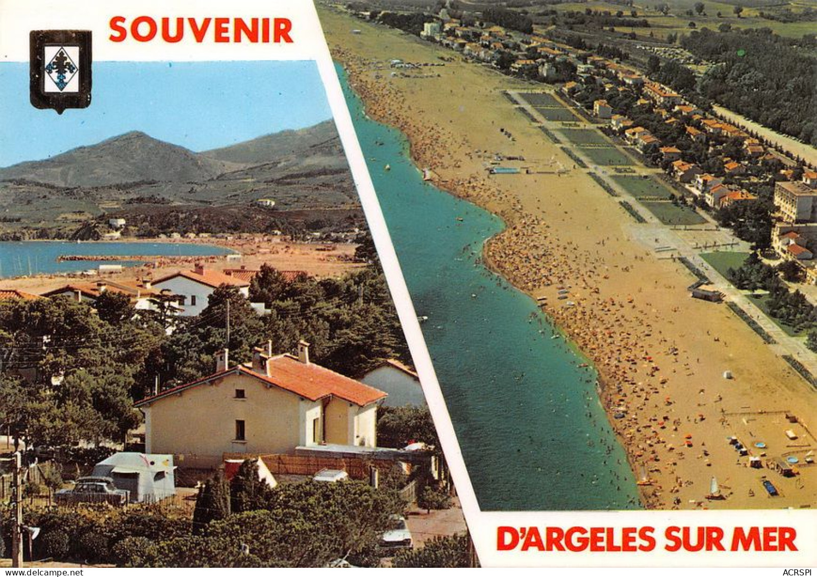 66  Argelès-sur-Mer  Multivue   Souvenir De La Station  (Scan R/V) N°   51   \MT9123 - Argeles Sur Mer