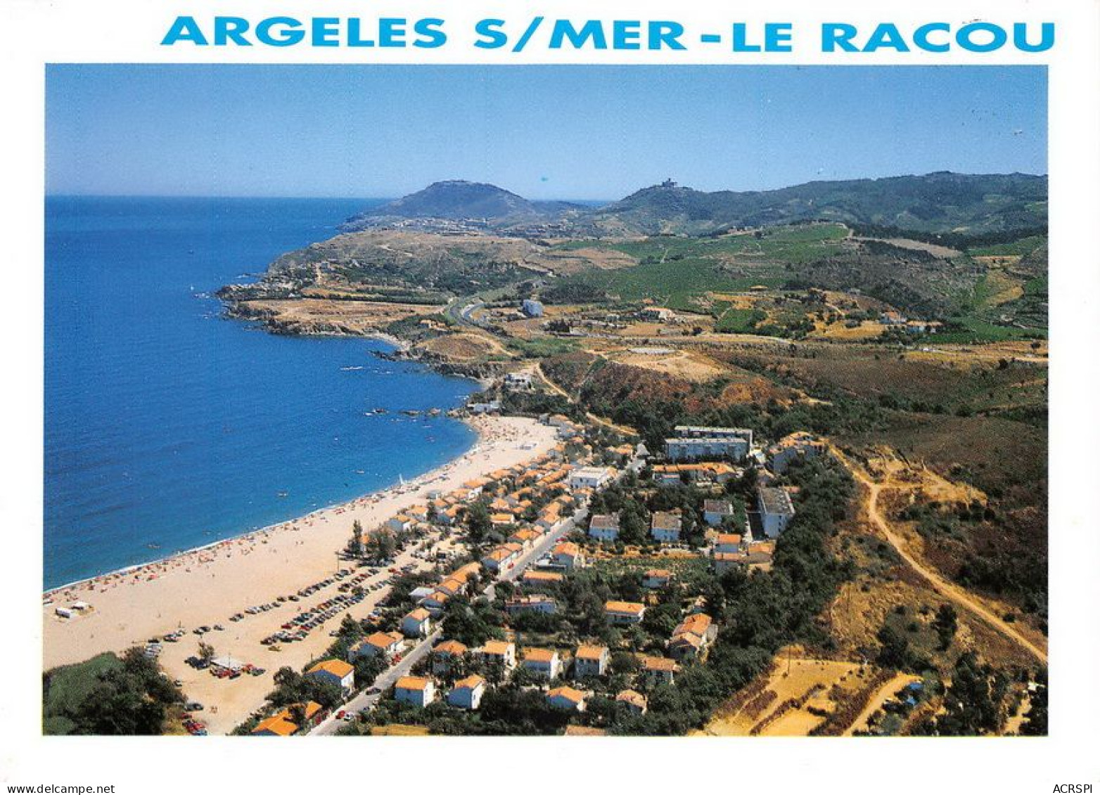 66  Argelès-sur-Mer  Le RACOU  La Plage Vue Aérienne  (Scan R/V) N°   28   \MT9123 - Argeles Sur Mer