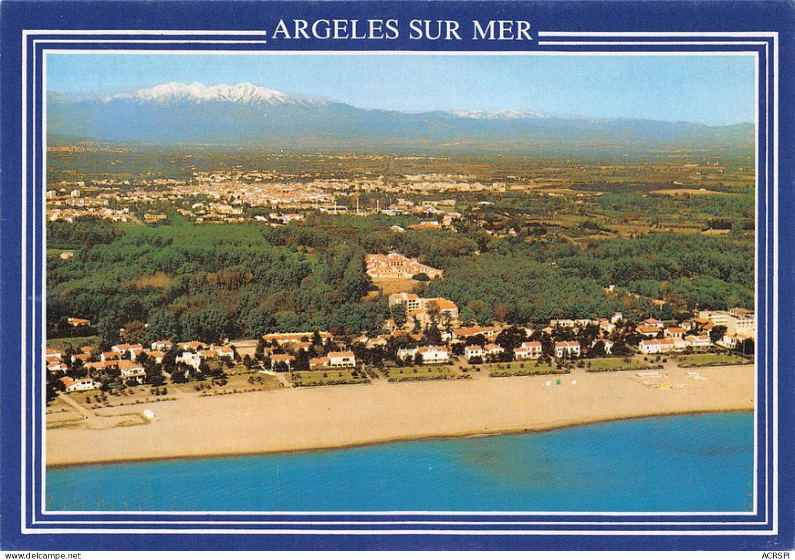 66  Argelès-sur-Mer  La  Plage Et Le Village  (Scan R/V) N°   14   \MT9123 - Argeles Sur Mer