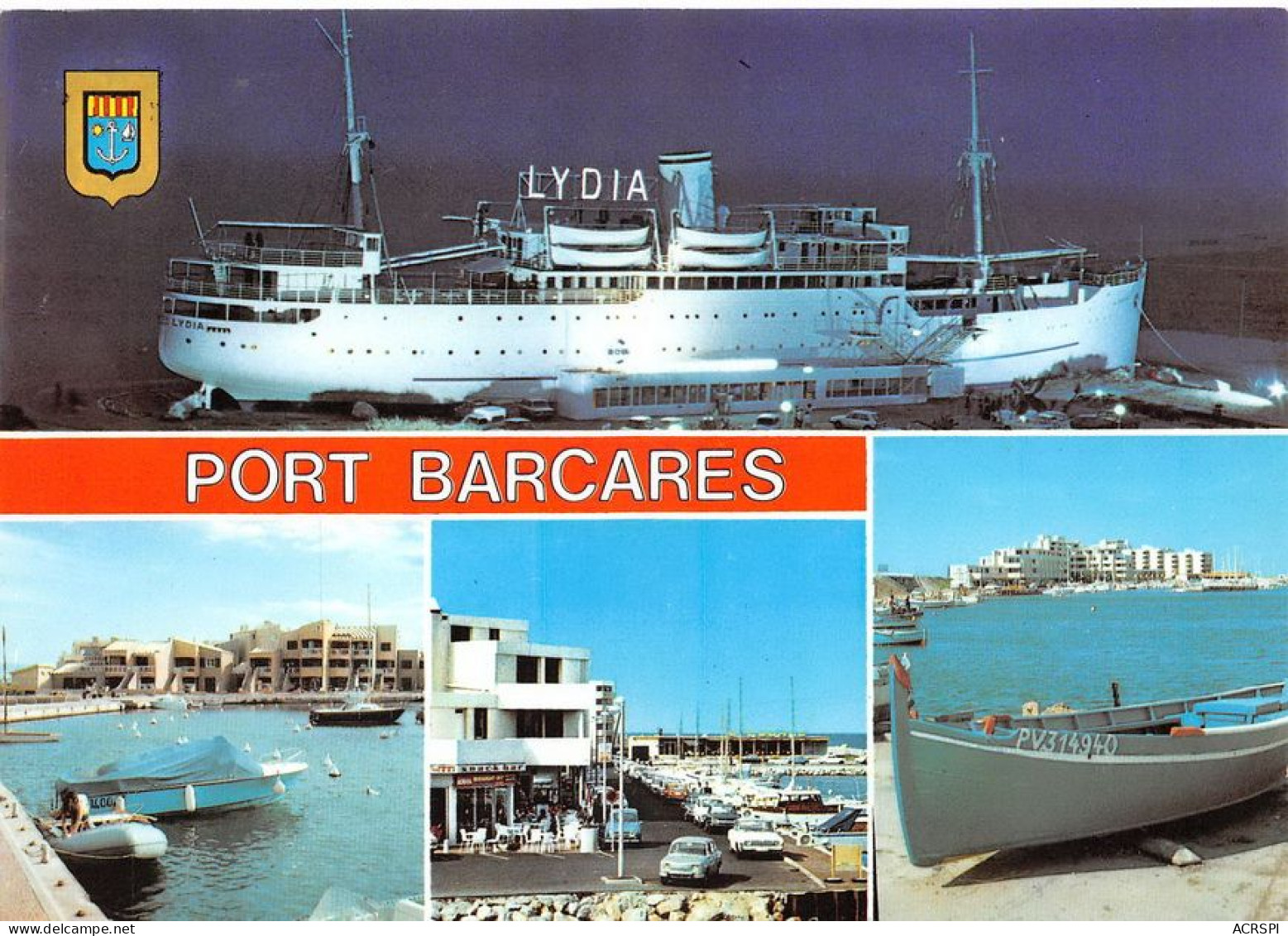 66 Le Port Barcarès  Le LYDIA De Nuit  Et Ses Alentours     (Scan R/V) N°   41   \MT9121 - Port Barcares
