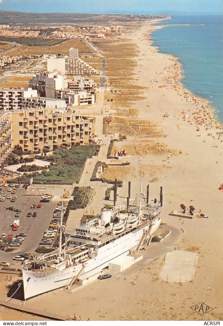 66 Le Port Barcarès   Le Lydia Bateau Des Sables PAQUEBOT Et Front De Mer (Scan R/V) N°   19   \MT9121 - Port Barcares