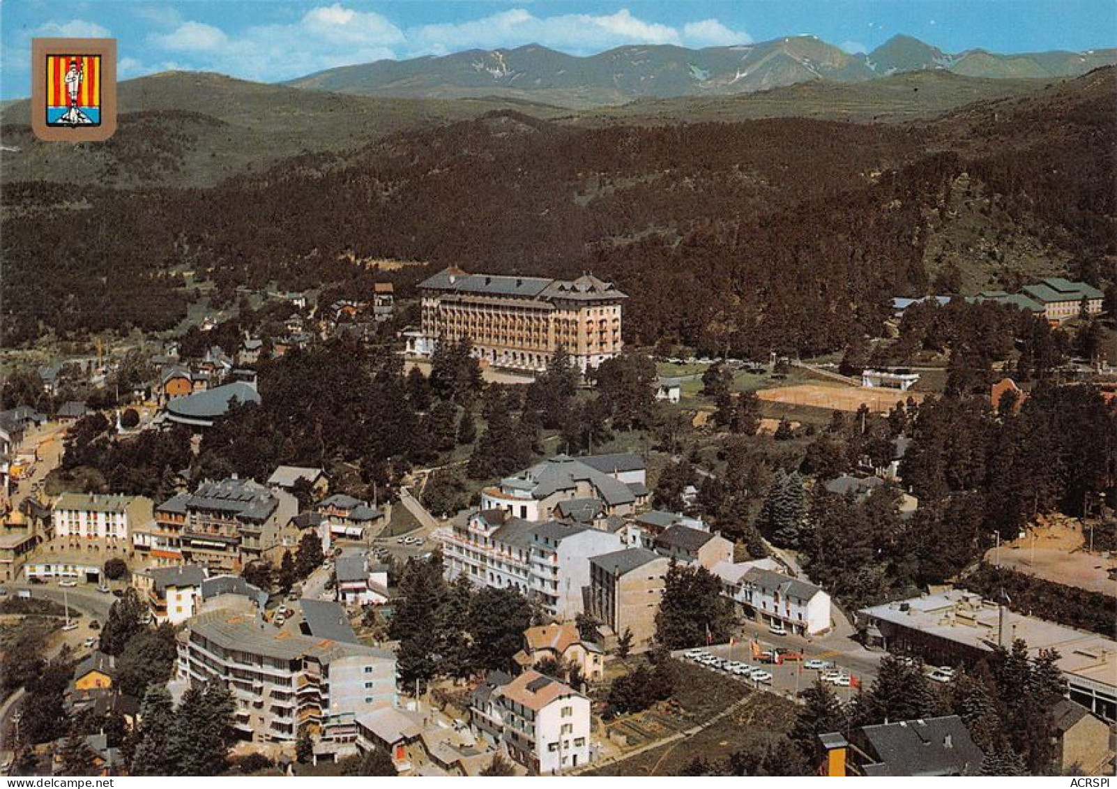 66  Font-Romeu-Odeillo-Via  Vue Générale  Aérienne Du Centre De La Station     (Scan R/V) N°   7   \MT9120 - Prades