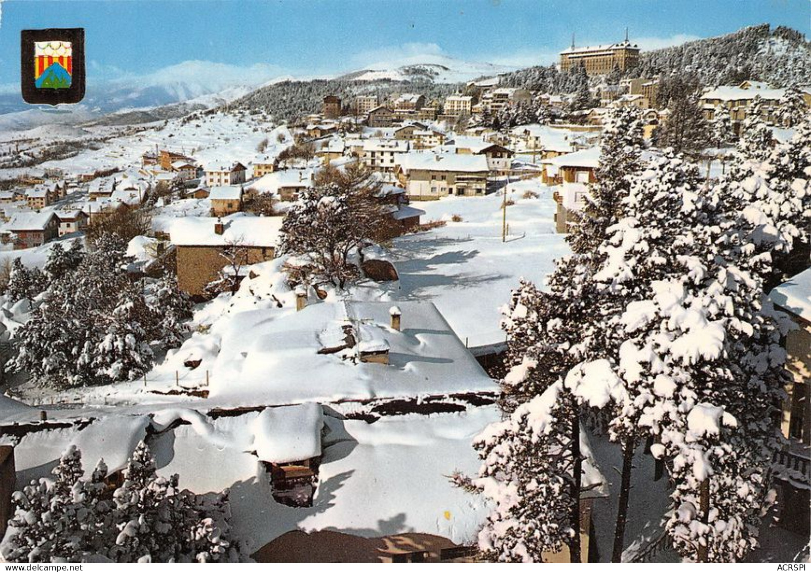 66  Font-Romeu-Odeillo-Via  Vue Générale  Cité Préolympique    (Scan R/V) N°   8   \MT9120 - Prades