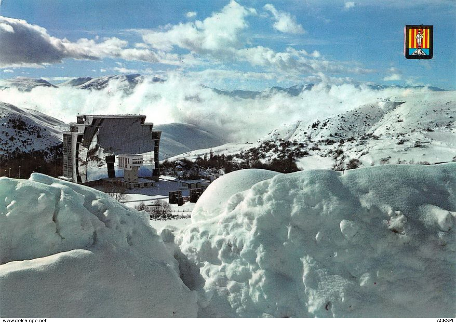 66  Font-Romeu-Odeillo Le Four Solaire  Sous La Neige   (Scan R/V) N°   36   \MT9120 - Prades