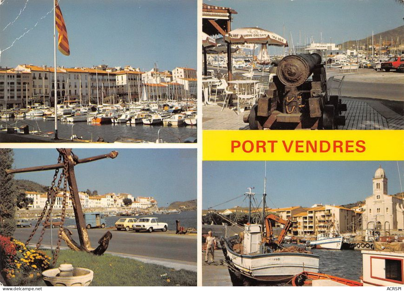 66 Port-Vendres  Canon Chalutiers Et Voiliers à Quai (Scan R/V) N°   21   \MT9119 - Port Vendres