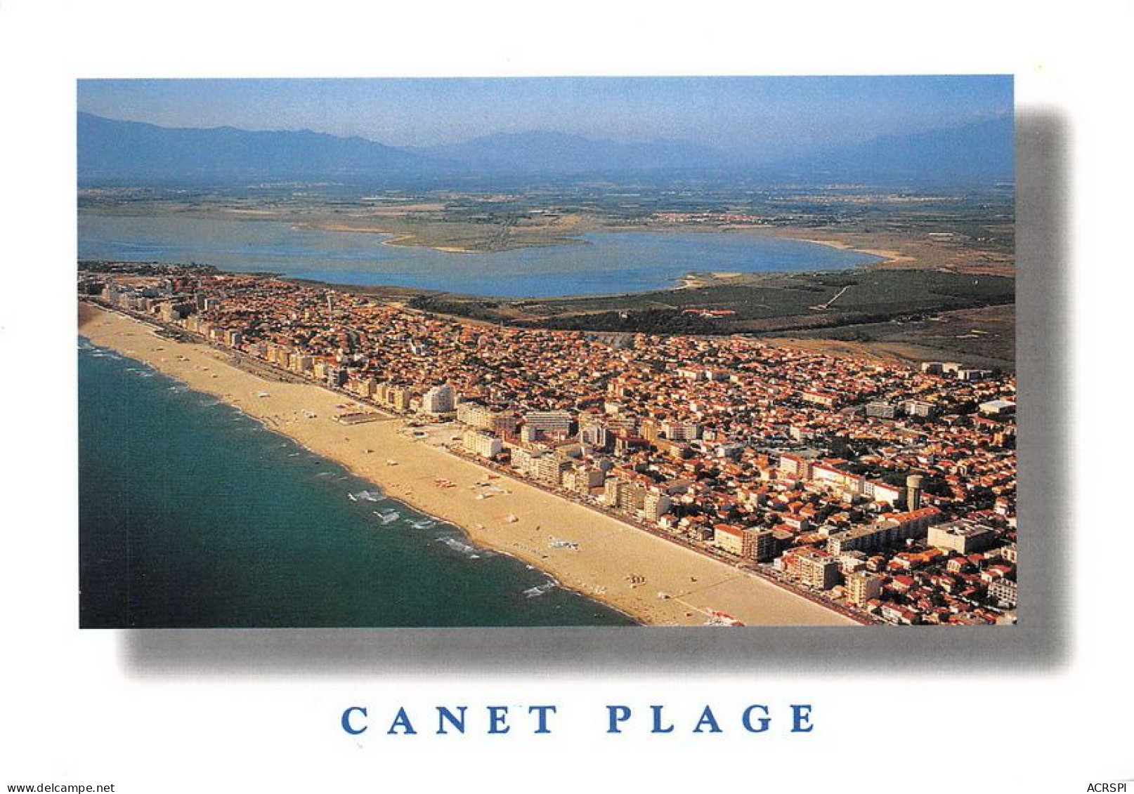 66  CANET PLAGE En Rousillon Vue Aérienne  (Scan R/V) N°   35   \MT9119 - Canet En Roussillon