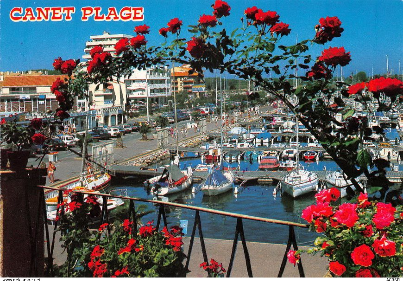 66  CANET PLAGE En Rousillon Le Port De Plaisance Et Les MARINAS  (Scan R/V) N°   30   \MT9119 - Canet En Roussillon