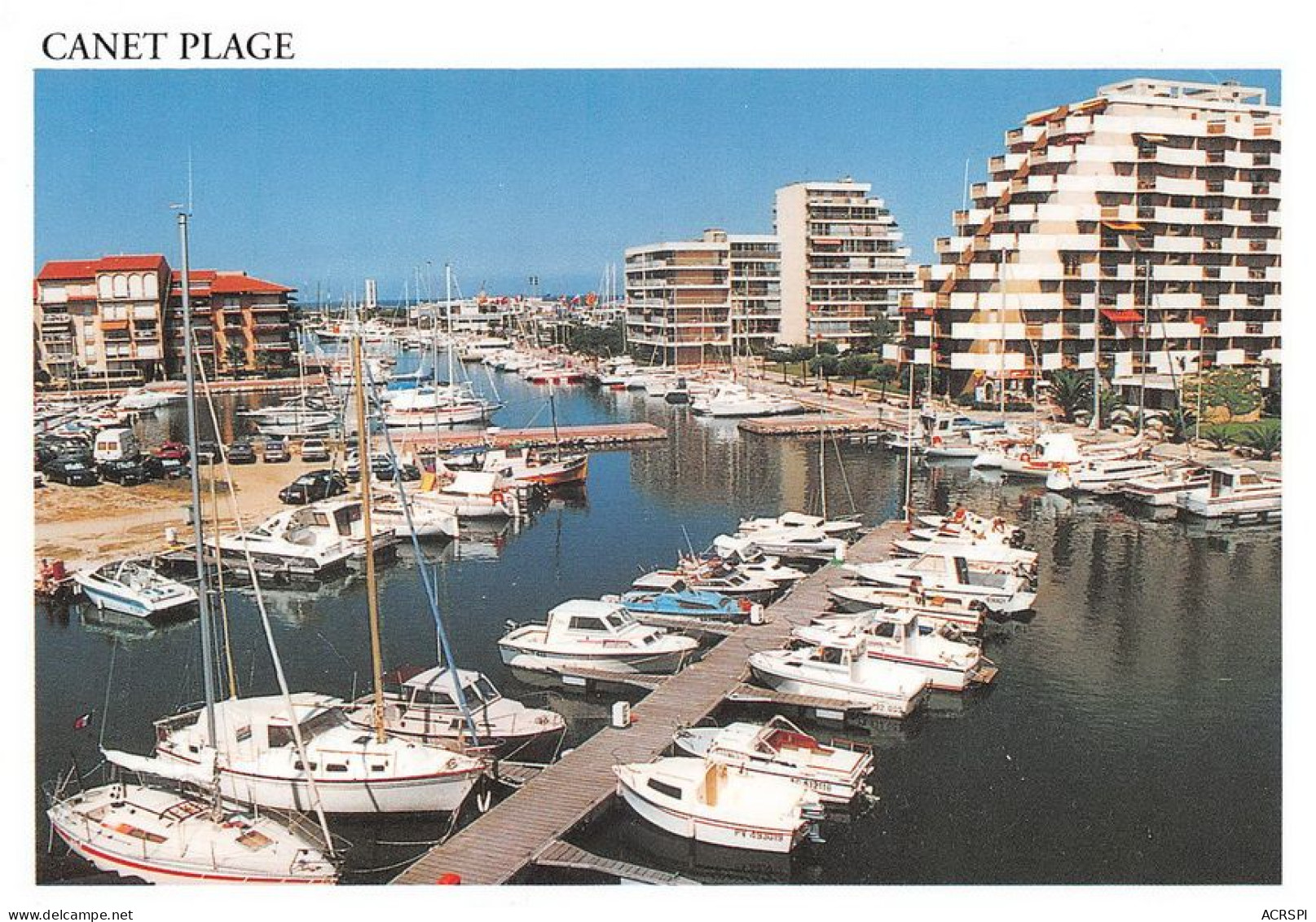 66  CANET PLAGE En Rousillon Le Port De Plaisance Et Les MARINAS  (Scan R/V) N°   29   \MT9119 - Canet En Roussillon