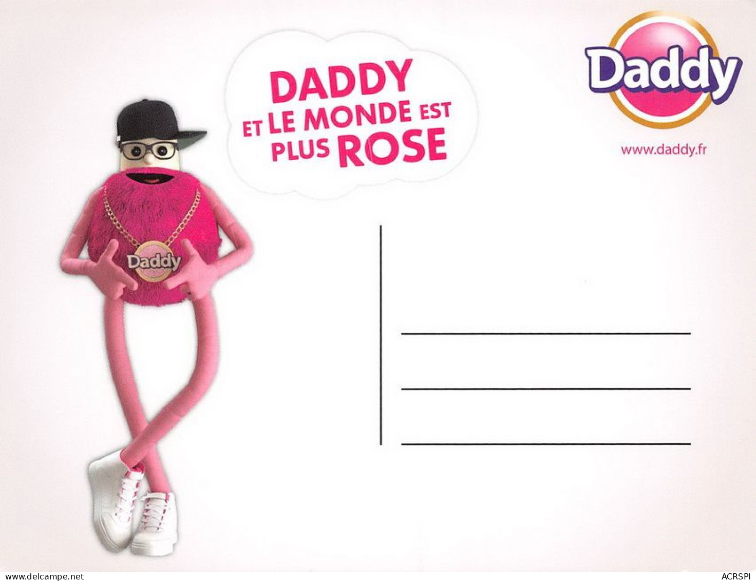 DADDY Le Sucre  PUB Publicité  (Scan R/V) N°   46   \MT9118 - Advertising