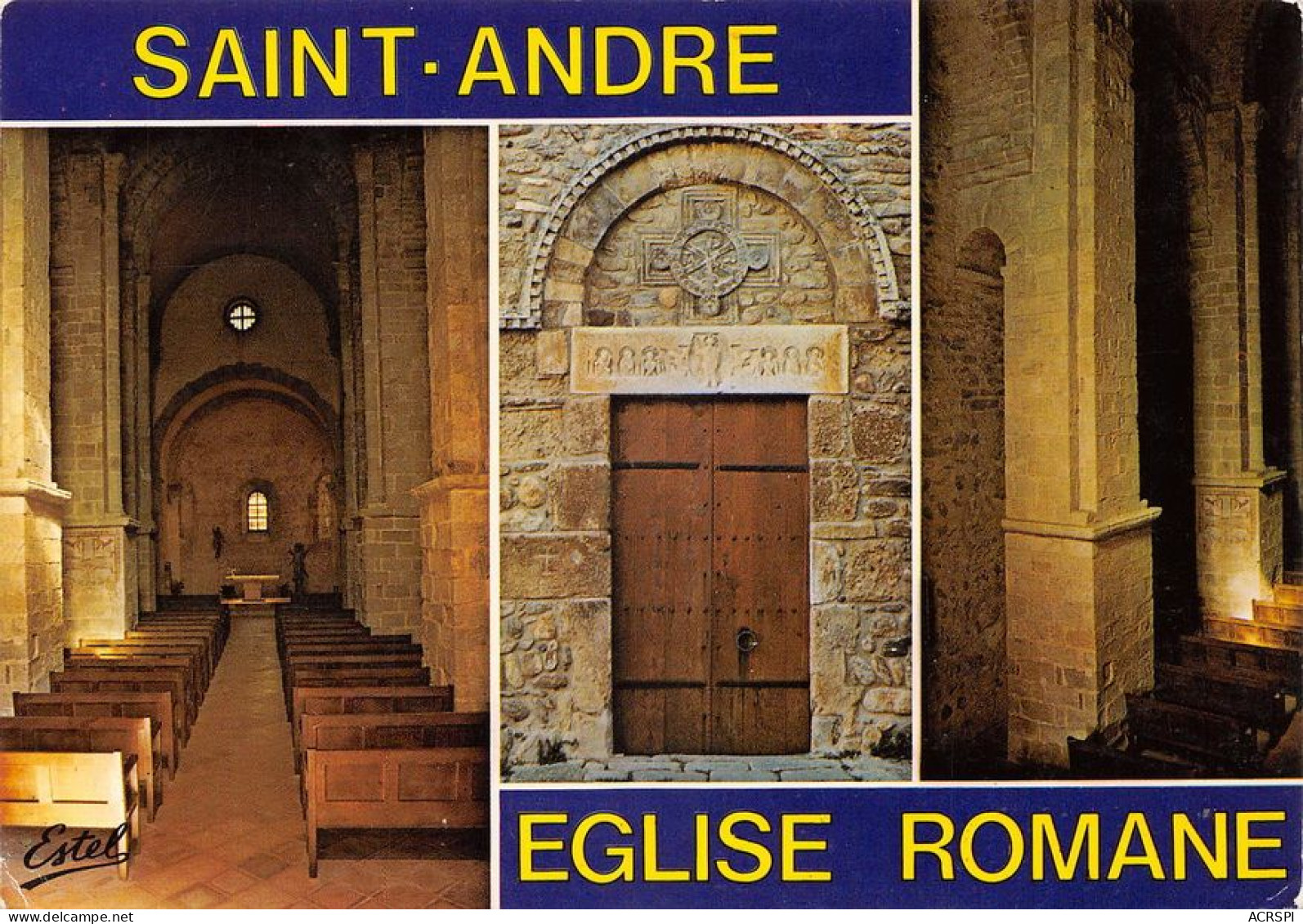 65  Saint-André église Romane Prés D'Argeles     (Scan R/V) N°   21   \MT9132 - Argeles Sur Mer