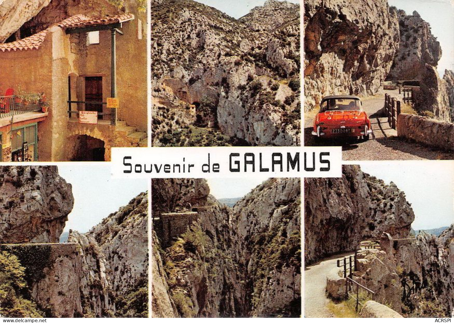 66  Gorges De GALAMUS Saint-Antoine Saint-Paul-de-Fenouillet  (scan R/V) N°   38   \MT9131 - Prades