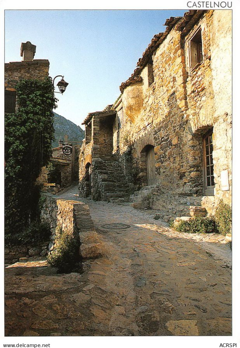 66  CASTELNOU  Vieille Ruelle Du Village  Médiéval (Scan R/V) N°   16   \MT9131 - Perpignan