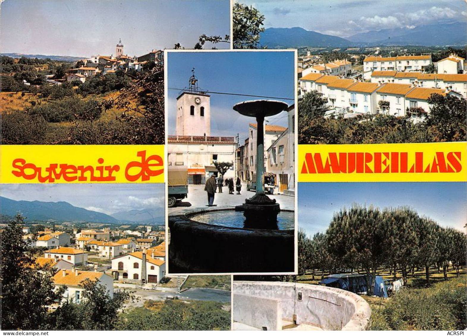 66  Maureillas-Las-Illas Souvenir  (scan R/V) N°   52   \MT9131 - Argeles Sur Mer