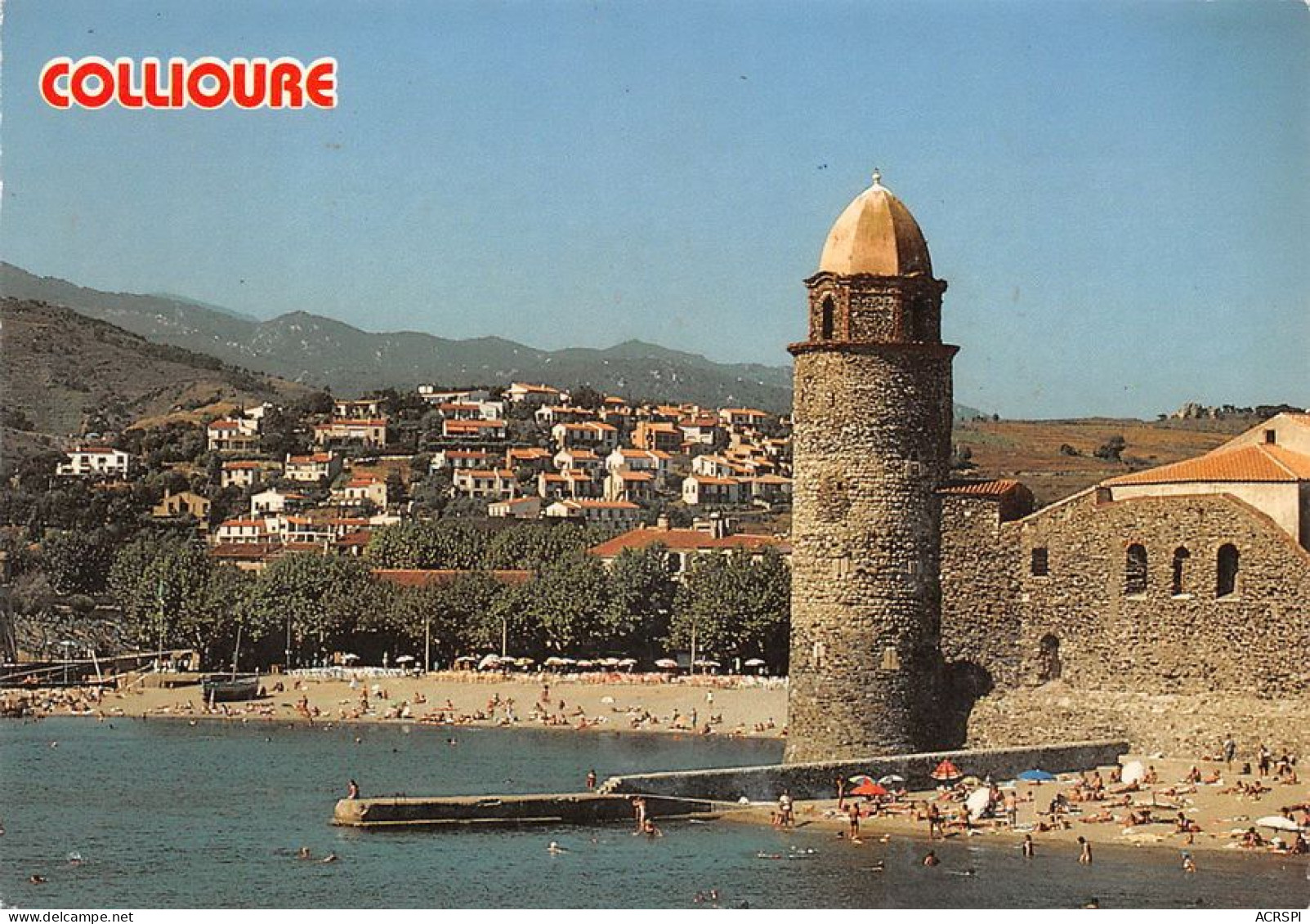 66 Collioure  La Plage  (Scan R/V) N°   23   \MT9128 - Collioure