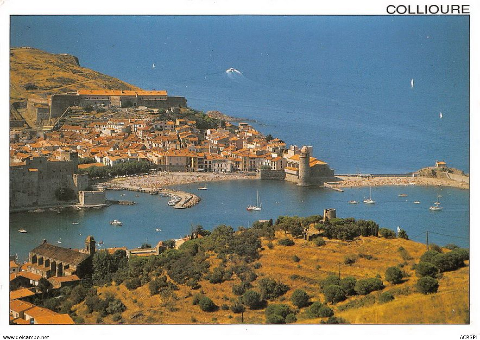 66 COLLIOURE  Vue Générale  Aérienne Panoramique    (Scan R/V) N°   8   \MT9127 - Collioure