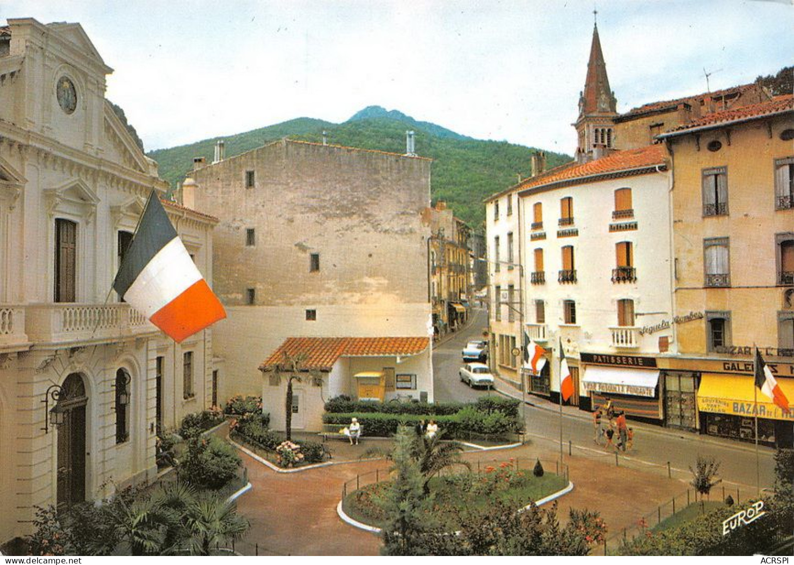 66 Amélie-les-Bains-Palalda Rue Des Thermes Et Mairie      (Scan R/V) N°   5   \MT9126 - Ceret