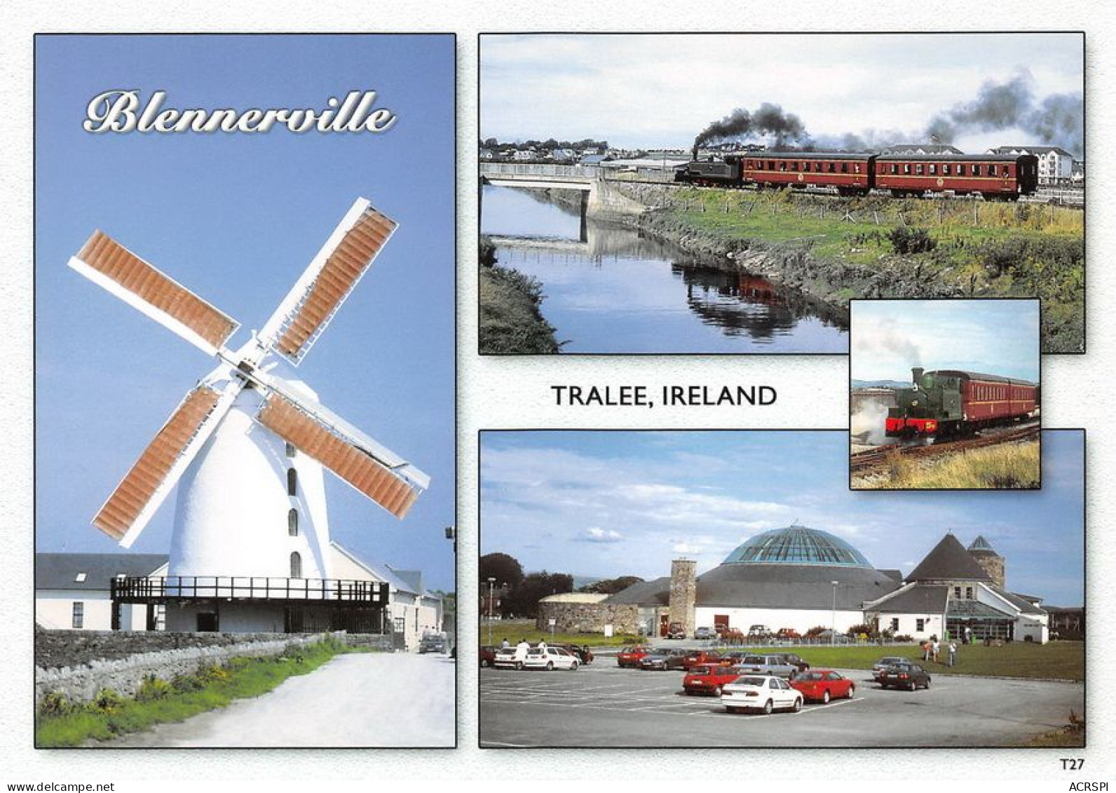 Tralee Blennerville  KERRY  IRELAND Landscape Moulin  (Scan R/V) N°   25  \MT9134 - Kerry